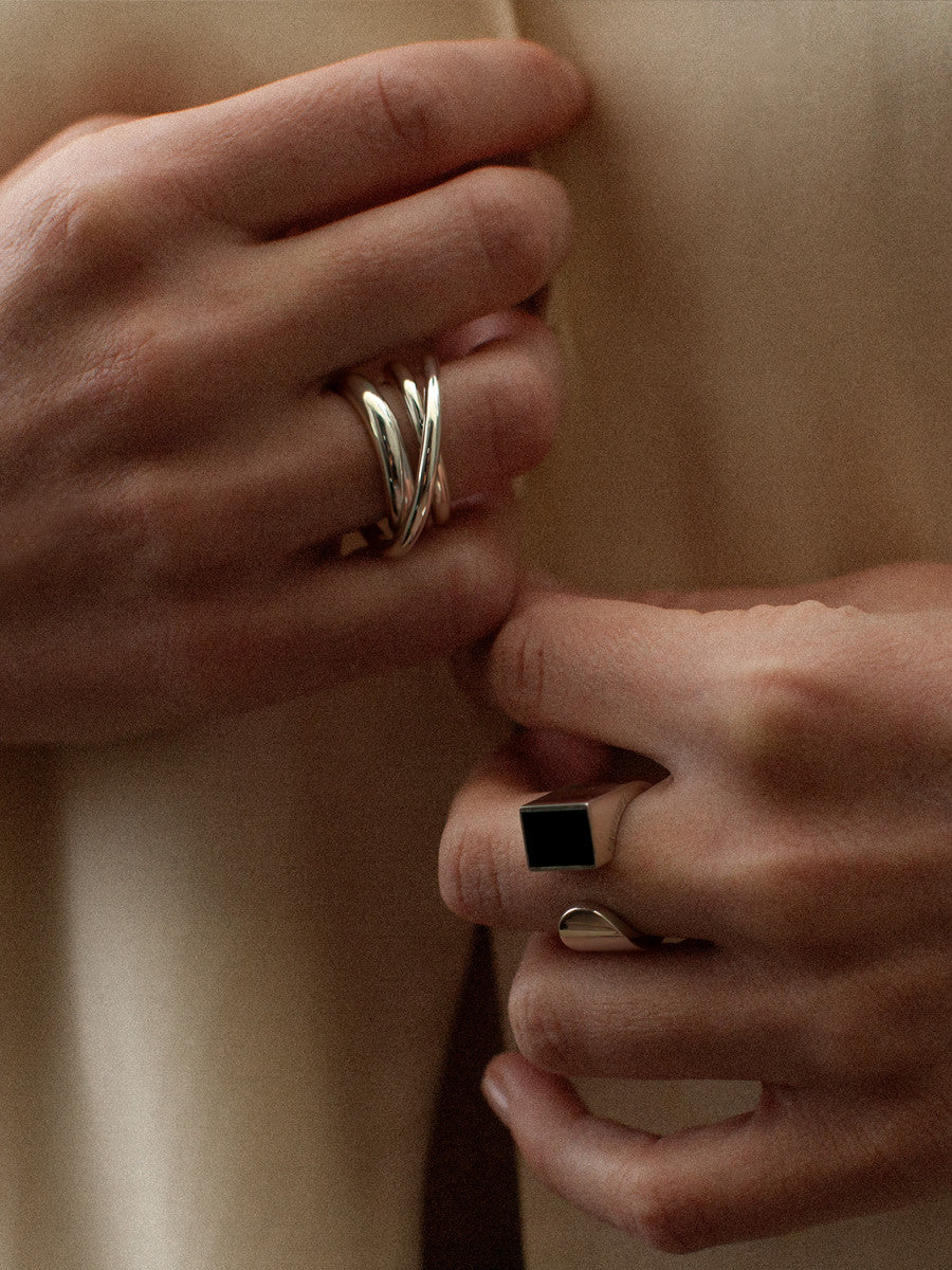 Trois Ring Sterling Silver