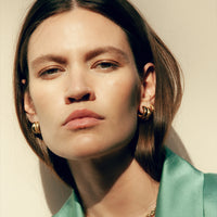 Olympia Hoop Earrings Vermeil