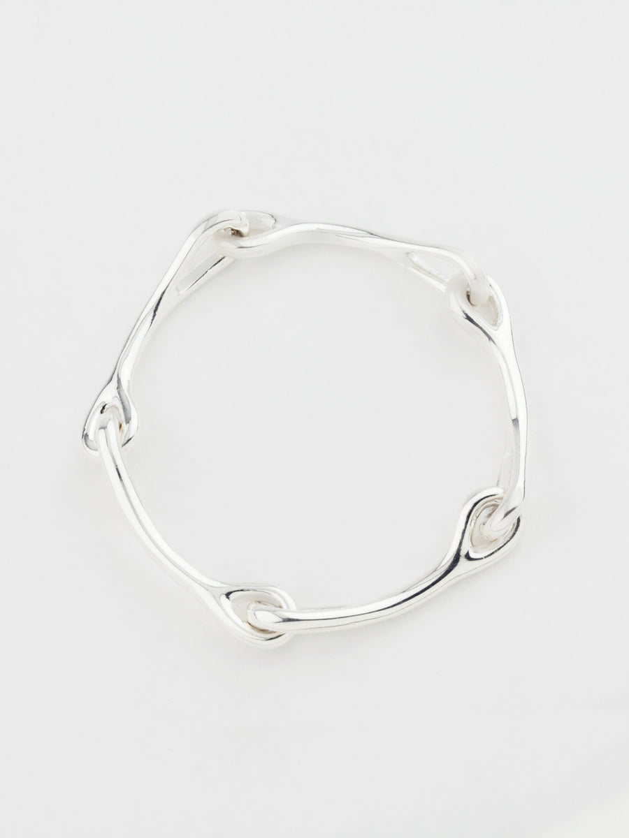 Sabine Link Bracelet Silver