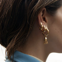 Teja Hoops Small Vermeil