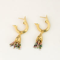 Riya Gemstone Earrings Vermeil