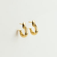 Teja Hoops Small Vermeil