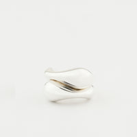 EVA DOUBLE SET RINGS STERLING SILVER