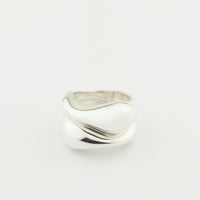 EVA DOUBLE SET RINGS STERLING SILVER