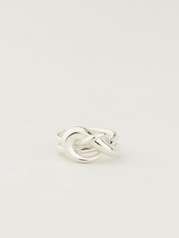 KNOTTED AND BESOTTED RING STERLING SILVER