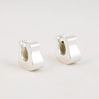 Hoof Earrings Sterling Silver