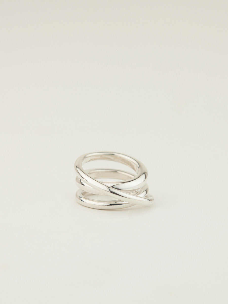 Trois Ring Sterling Silver