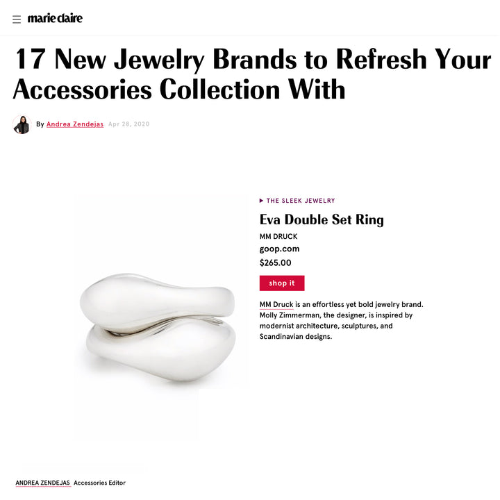 MARIE CLAIRE APRIL 2020 - JEWELRY ROUND UP