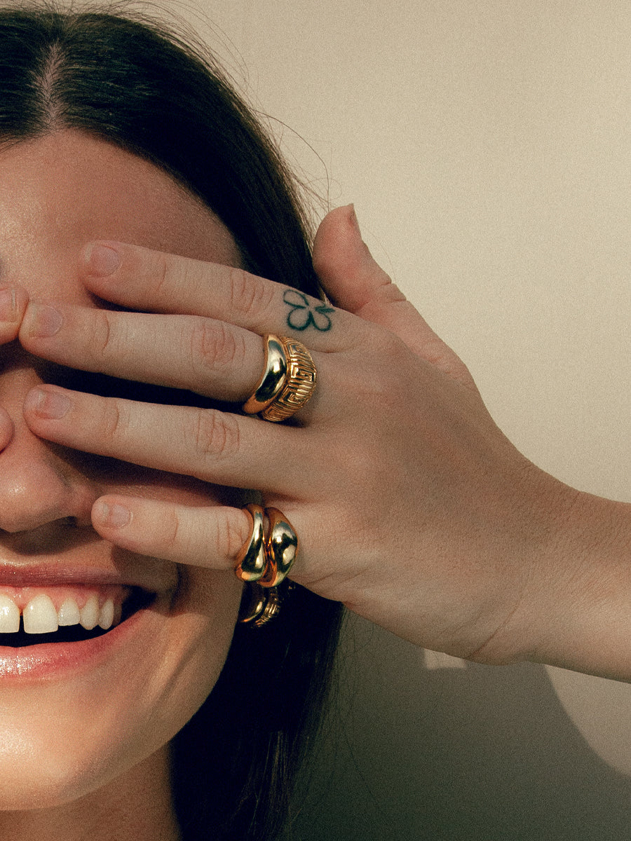 Olympia Ring Set Gold