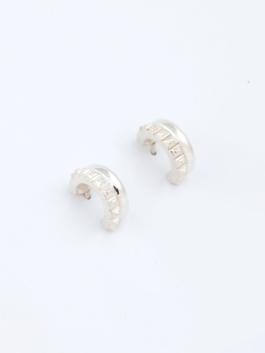 Teti Hoop Earrings Silver