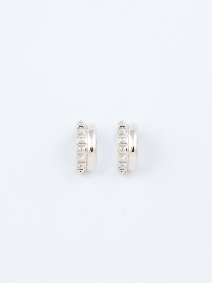 Teti Hoop Earrings Silver