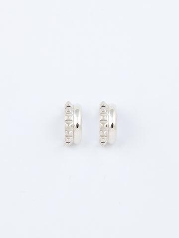 Teti Hoop Earrings Silver