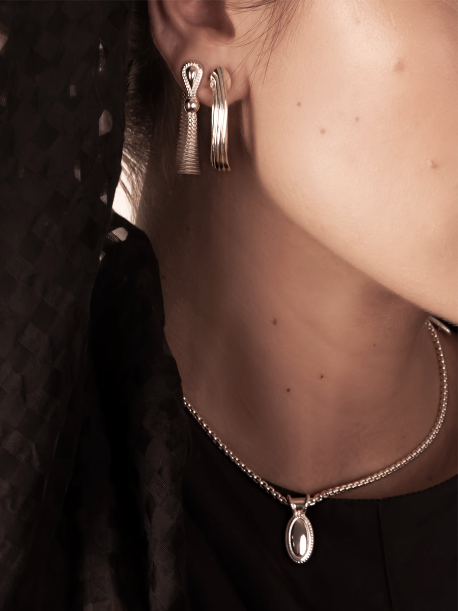 Flō Earrings Sterling Silver