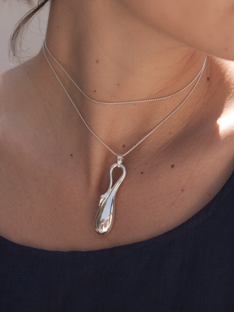 Collum Necklace Silver