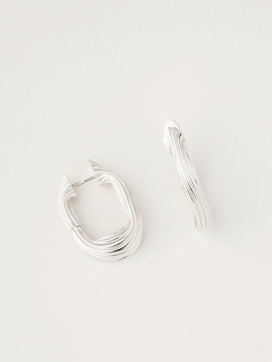 Flō Earrings Sterling Silver
