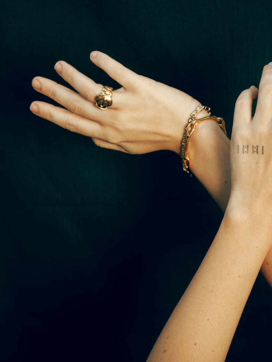 Boucle Moderne Ring Vermeil