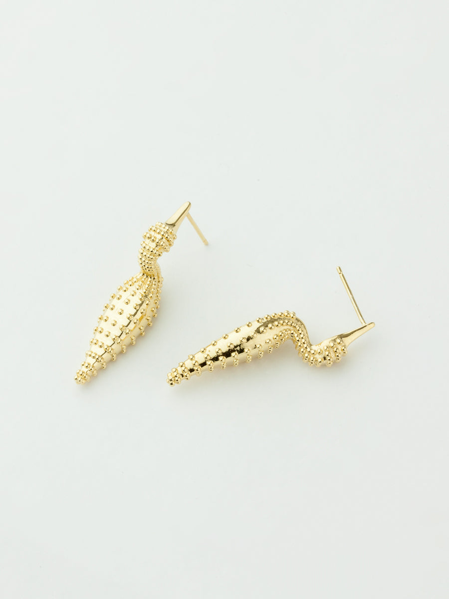 Monarch Duck Earrings Vermeil