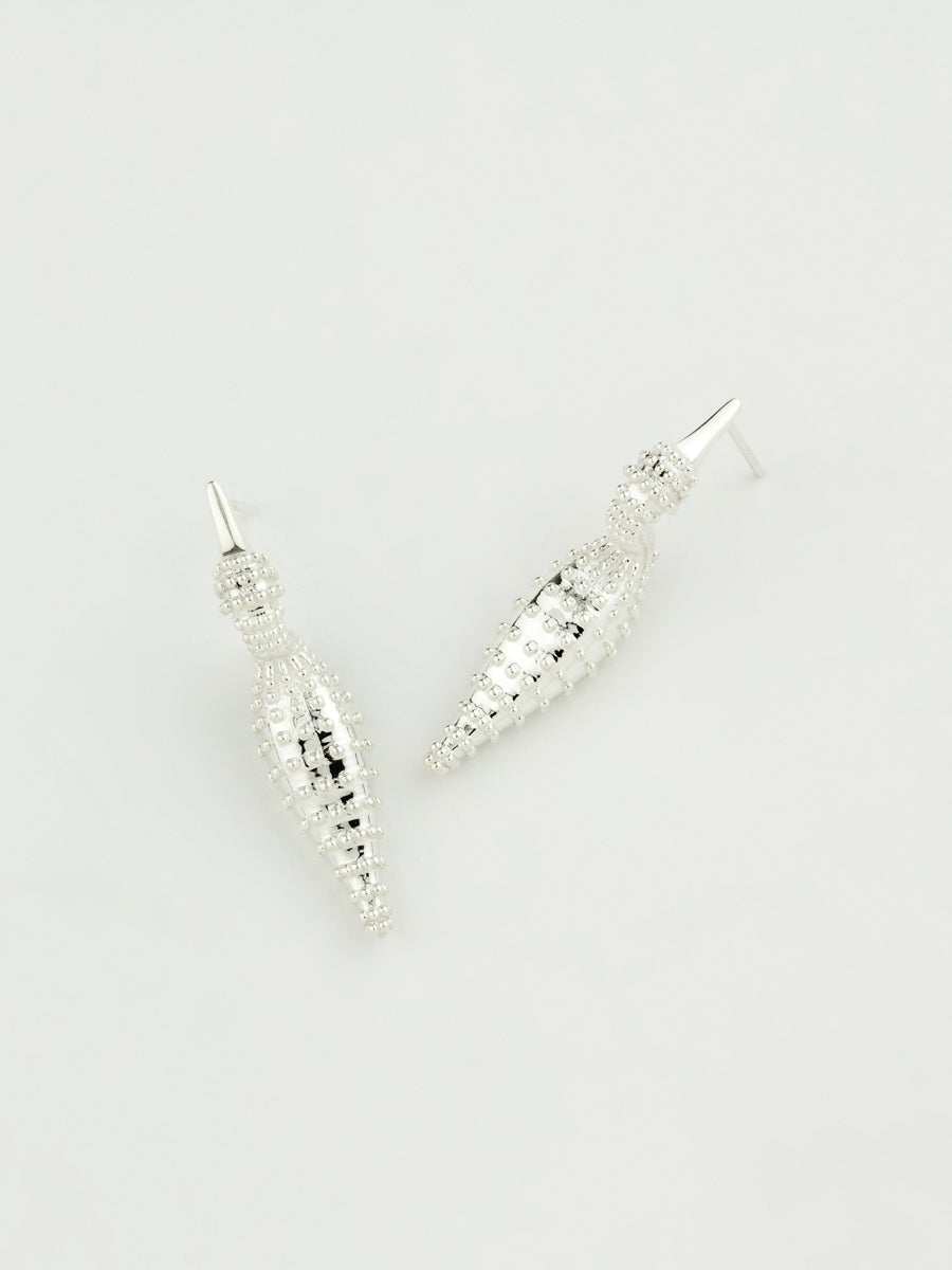Monarch Duck Earrings Silver