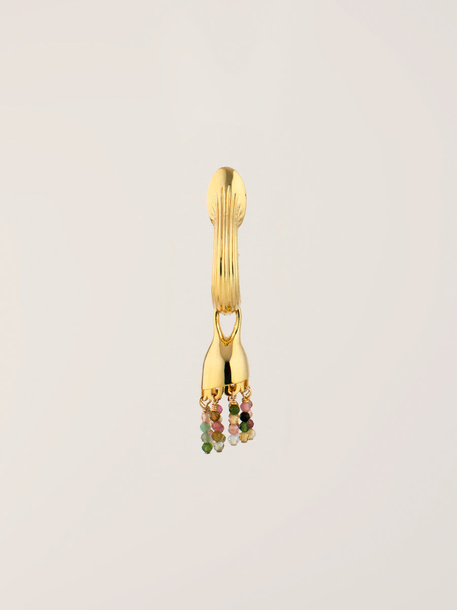 Riya Gemstone Earrings Vermeil