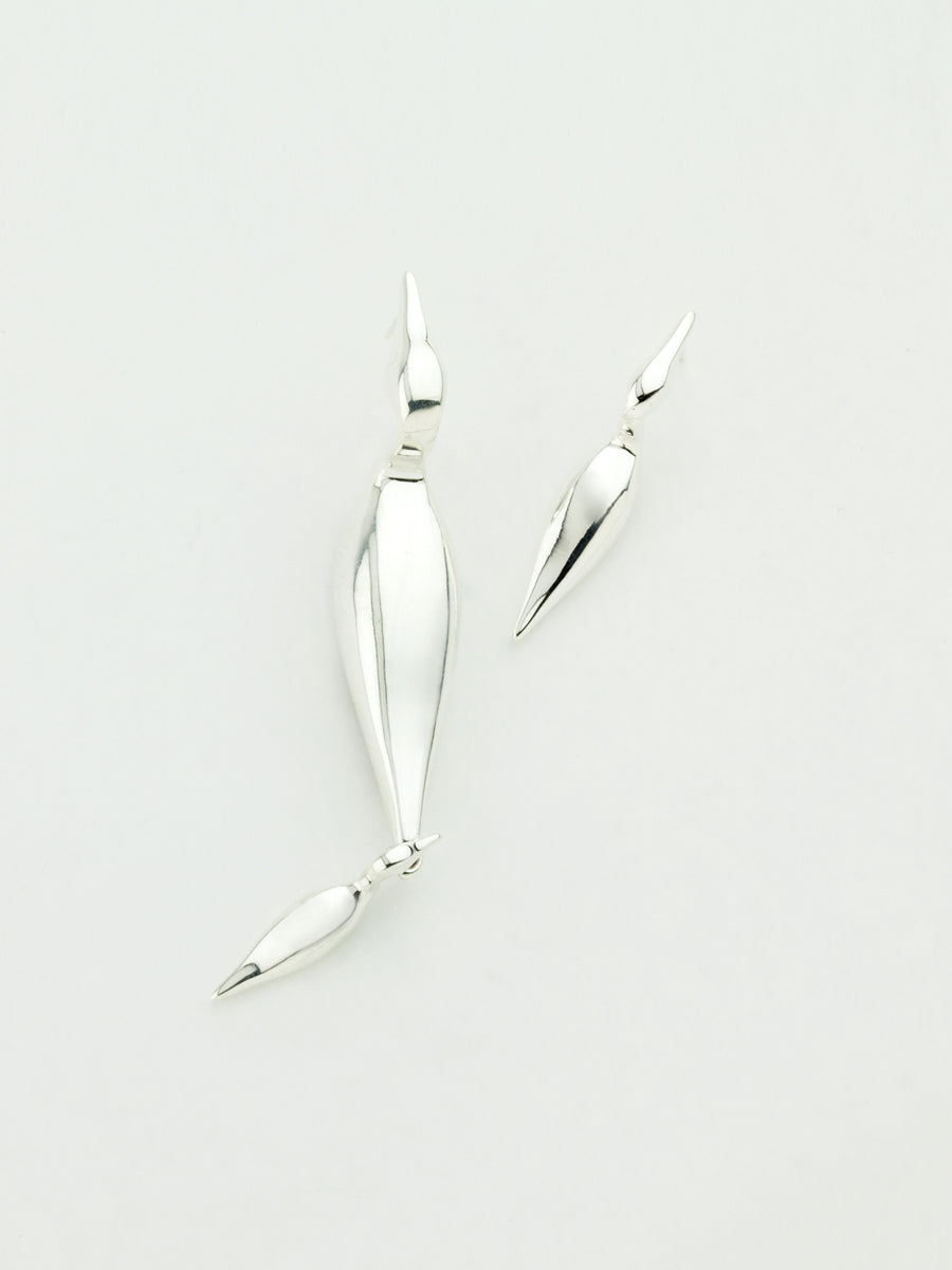 Royal Flock Earrings Silver