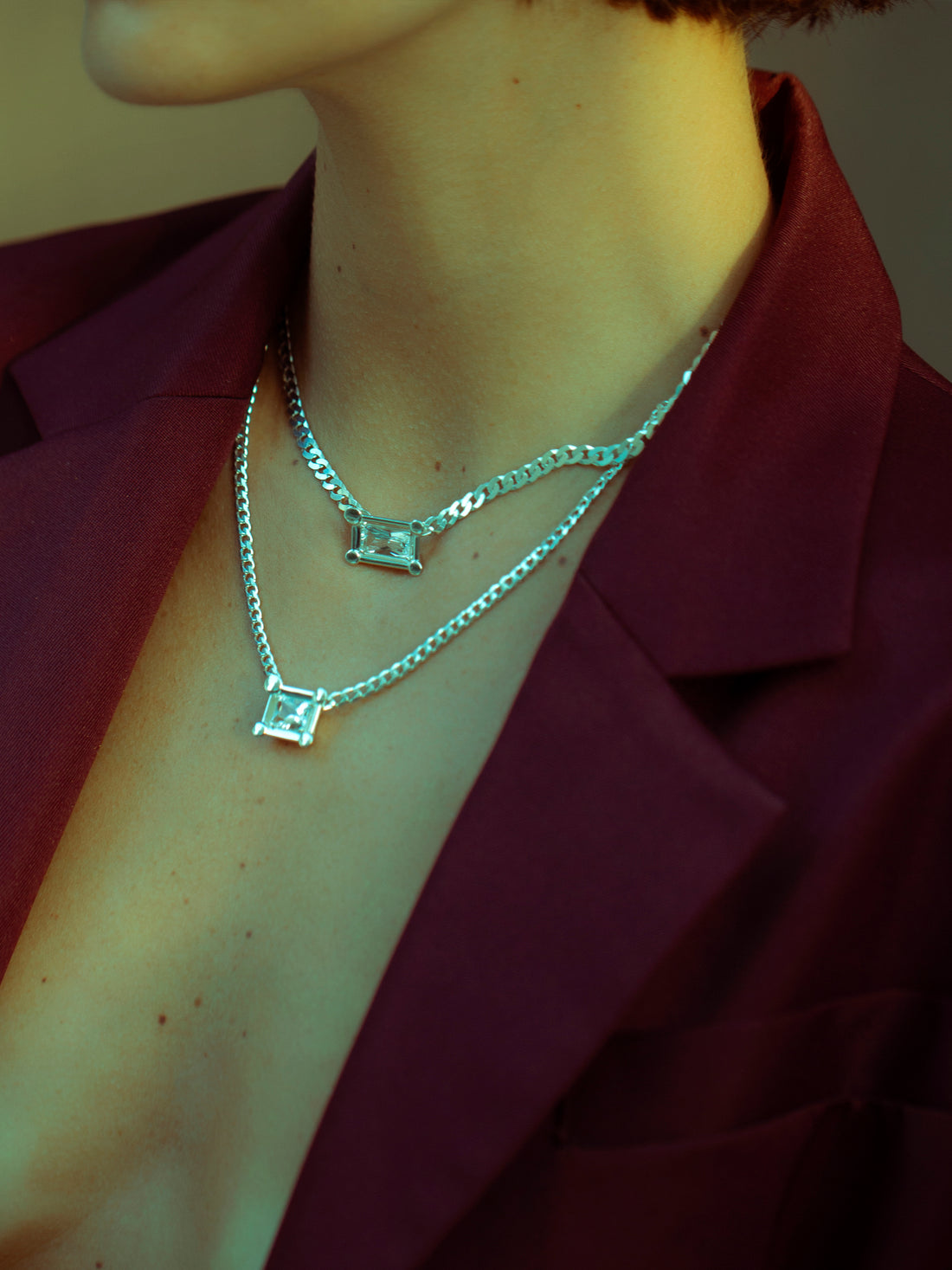 Tesse Oblong Necklace