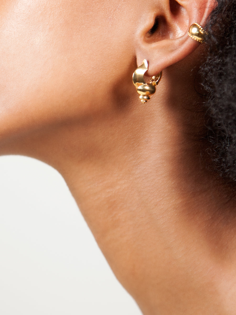 Juno Earrings Vermeil