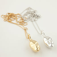 Sleeping Muse Necklace Vermeil