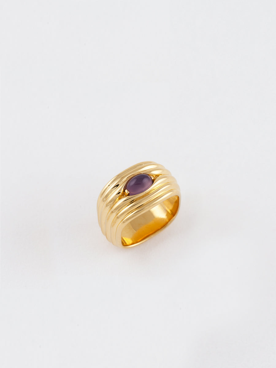 Peekaboo Pinky Ring Vermeil