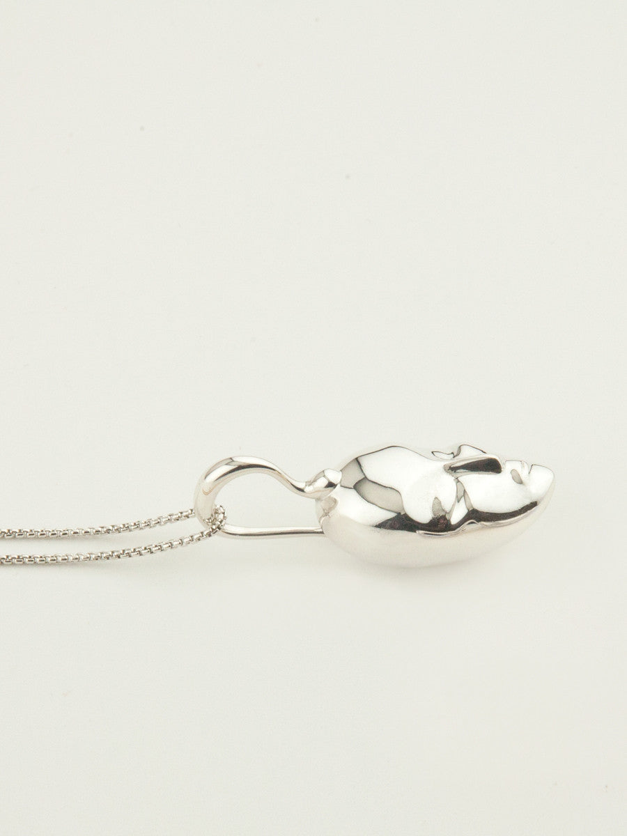 Sleeping Muse Necklace Sterling Silver