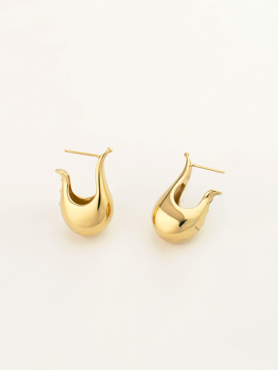 Ophelia Earrings Vermeil