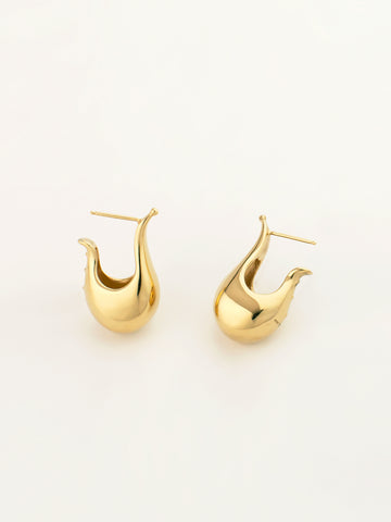 Ophelia Earrings Vermeil